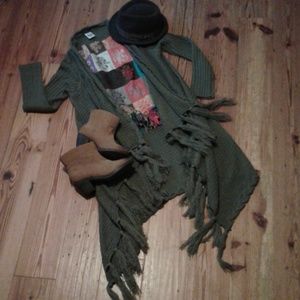Boho style cardigan